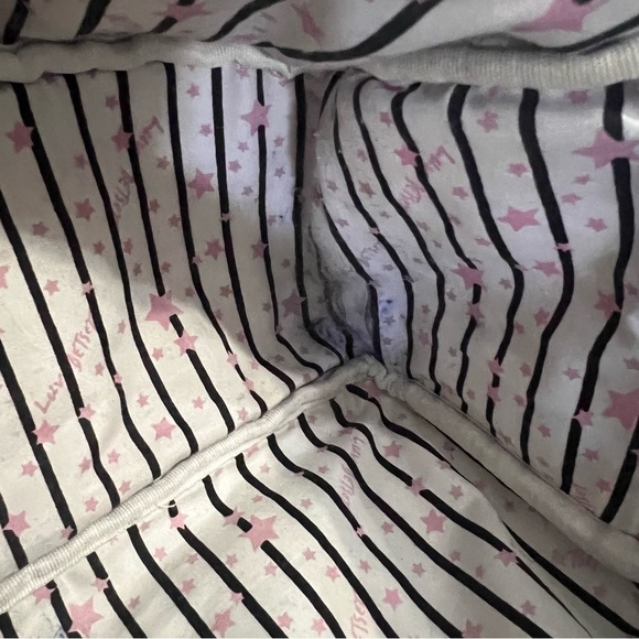 Betsey Johnson pink and black fuzzy backpack - Picture 11 of 11